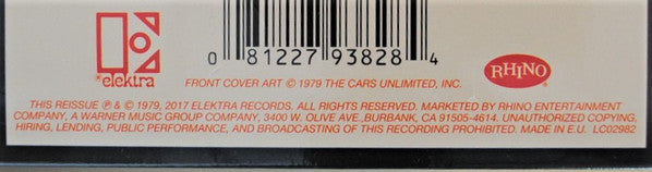 The Cars : Candy-O (LP, Album, RE + LP, S/Sided, Etch + RM, 180)