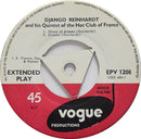 Django Reinhardt : Django Reinhardt And His Quintet Of The Hot Club Of France (7", EP, Tri)