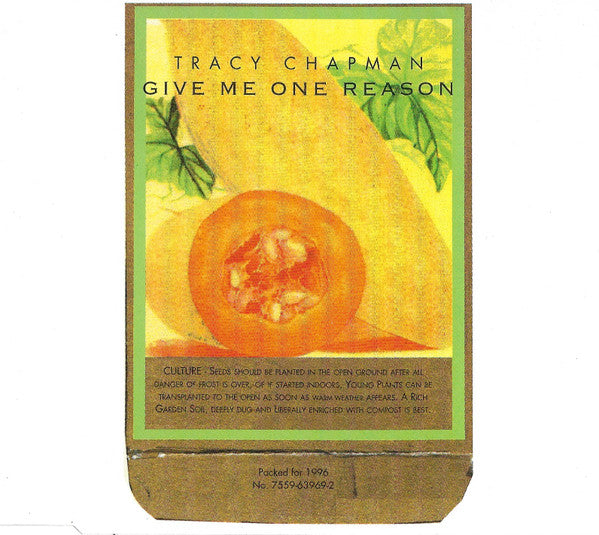 Tracy Chapman : Give Me One Reason (CD, Maxi)