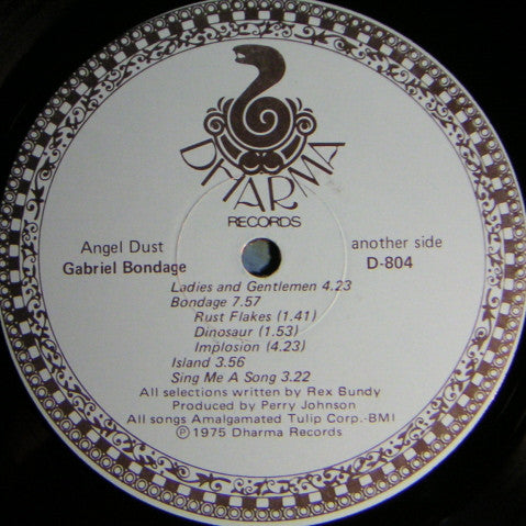Gabriel Bondage : Angel Dust (LP)