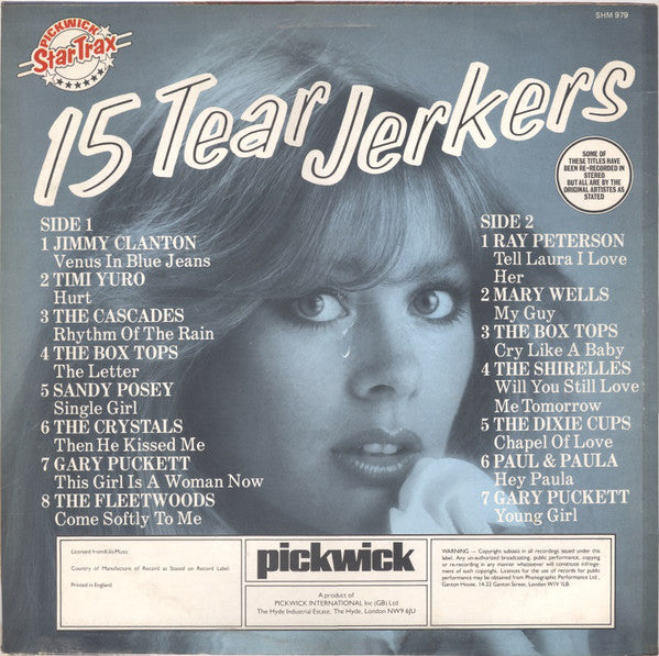 Various : 15 Tear Jerkers (LP, Comp, Mono)