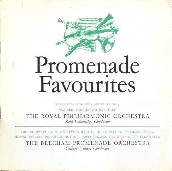 Royal Philharmonic Orchestra And The Beecham Promenade Orchestra : Promenade Favourites (LP, Mono)