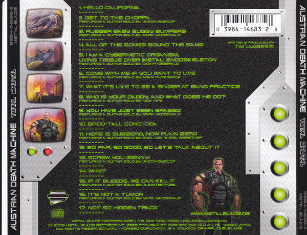 Austrian Death Machine : Total Brutal (CD, Album)