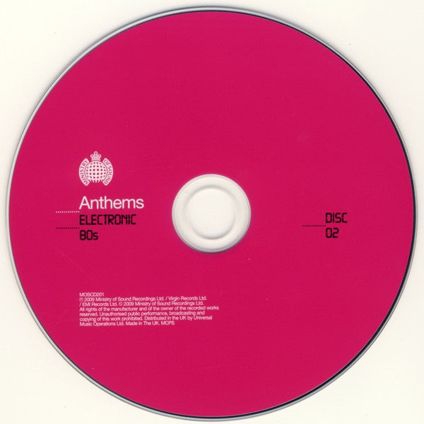 Various : Anthems Electronic 80s (3xCD, Comp, Son)