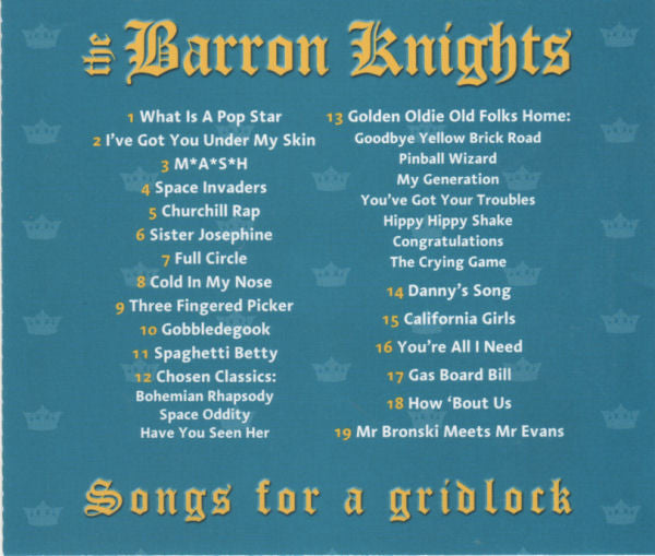 The Barron Knights : Songs For A Gridlock (CD, Comp)