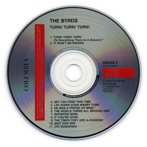 The Byrds : Turn! Turn! Turn! (CD, Album, Mono, RE)