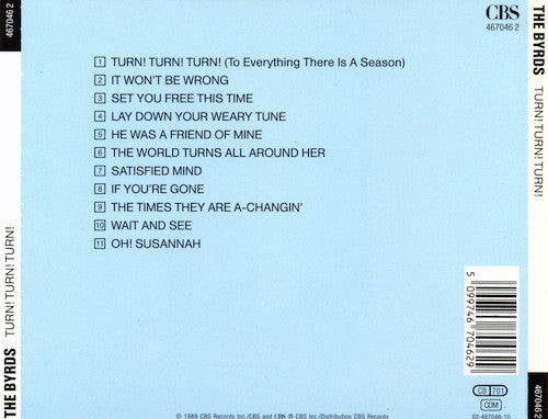 The Byrds : Turn! Turn! Turn! (CD, Album, Mono, RE)