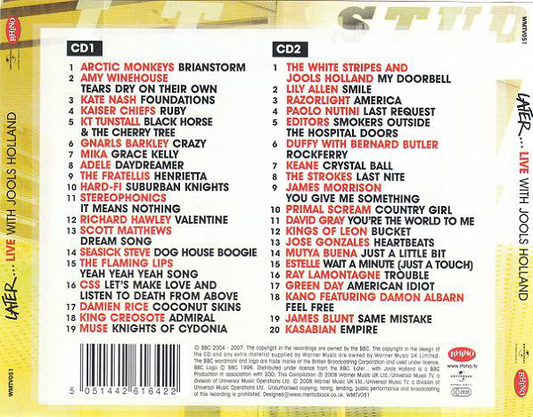 Various : Later ... Live With Jools Holland (2xCD, Comp)