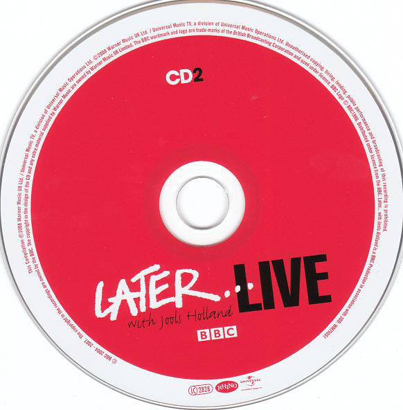 Various : Later ... Live With Jools Holland (2xCD, Comp)