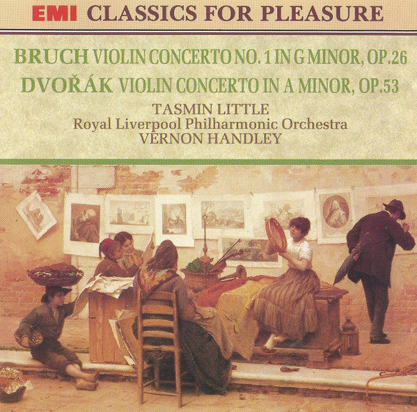 Max Bruch, Antonín Dvořák, Tasmin Little, Royal Liverpool Philharmonic Orchestra, Vernon Handley : Violin Concerto No. 1 In G Minor, Op.26 / Violin Concerto In A Minor, Op.53 (CD)