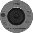 Tyree* : Turn Up The Bass (7", Single, Sil)