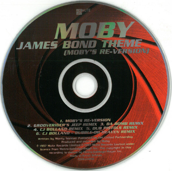 Moby : James Bond Theme (Moby's Re-Version) (CD, Single)