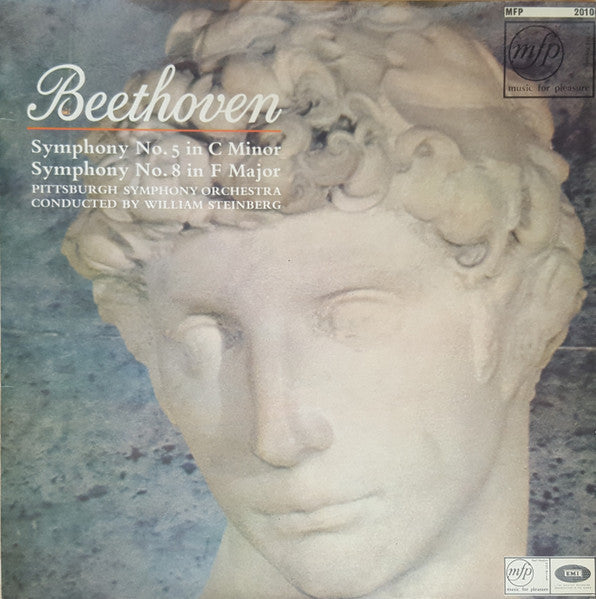 Ludwig van Beethoven, William Steinberg / Pittsburgh Symphony Orchestra : Symphony No. 5 In C Minor / Symphony No. 8 In F Major (LP, Mono, Red)