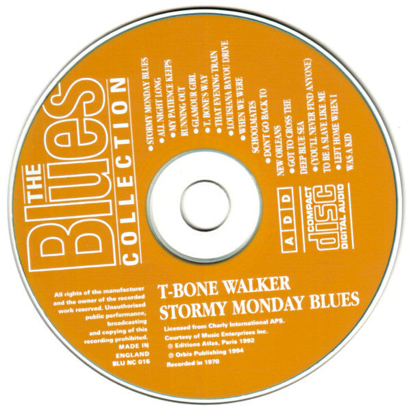 T-Bone Walker : Stormy Monday Blues (CD, Album, RE)