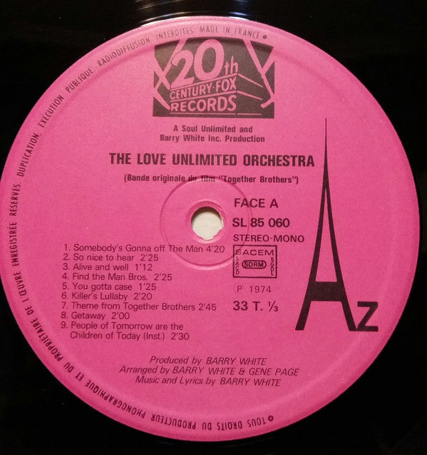 Barry White And Love Unlimited Orchestra : Barry White And Love Unlimited Orchestra (2xLP, Album, Comp, Gat)