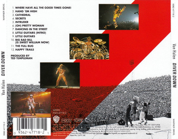 Van Halen : Diver Down (HDCD, Album, RE, RM, RP)