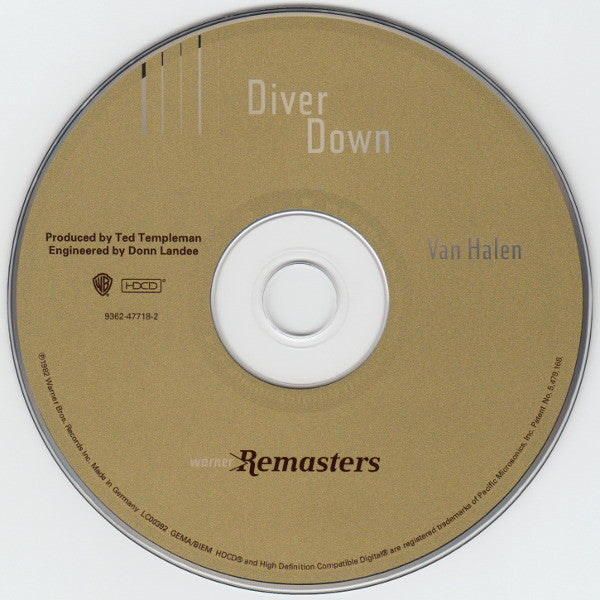 Van Halen : Diver Down (HDCD, Album, RE, RM, RP)