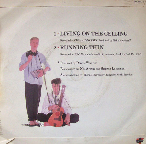 Blancmange : Living On The Ceiling (7", Single, Sil)