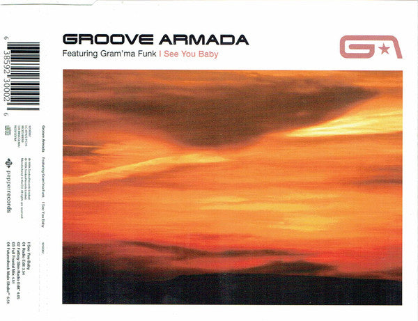 Groove Armada Featuring Gram'ma Funk : I See You Baby (CD, Single)