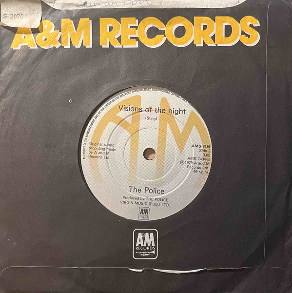 The Police : Walking On The Moon (7", Single, Gen)