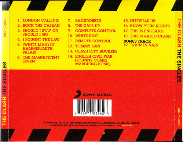 The Clash : The Singles (CD, Comp, RE)