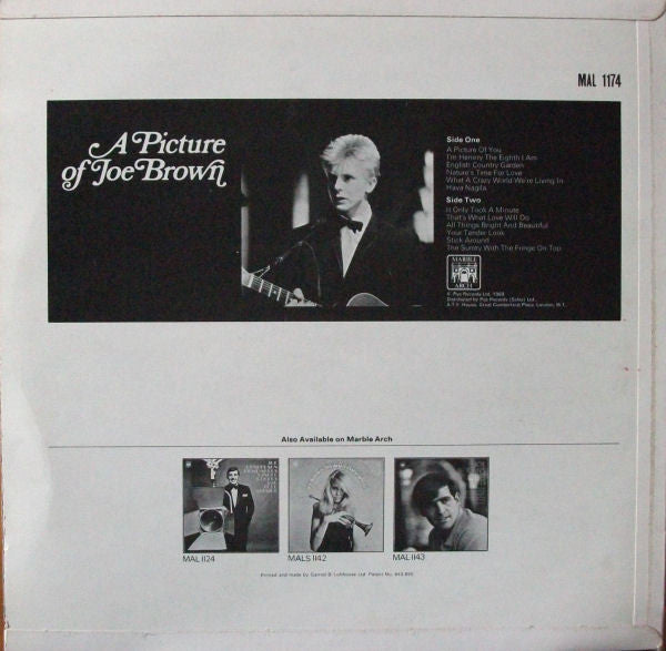 Joe Brown And The Bruvvers : A Picture Of Joe Brown (LP)