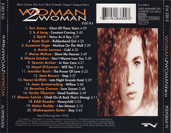 Various : Woman 2 Woman · Two (CD, Comp)