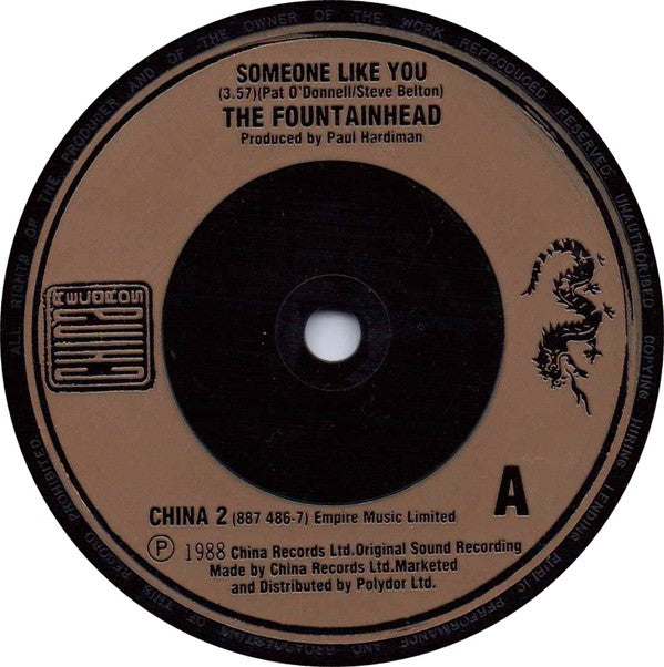 The Fountainhead : Someone Like You (7", Single)
