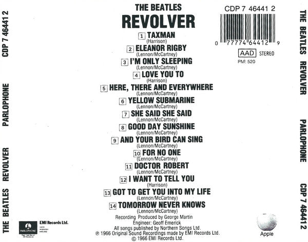 The Beatles : Revolver (CD, Album, RE)