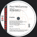 Paul McCartney : All My Trials (7", Single)