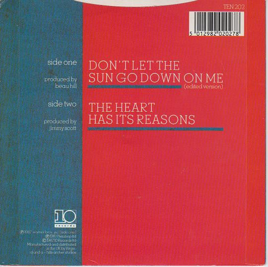 Roger Daltrey : Don't Let The Sun Go Down On Me (7", Single)