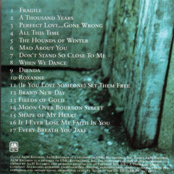 Sting : ...All This Time (CD, Album, S/Edition)