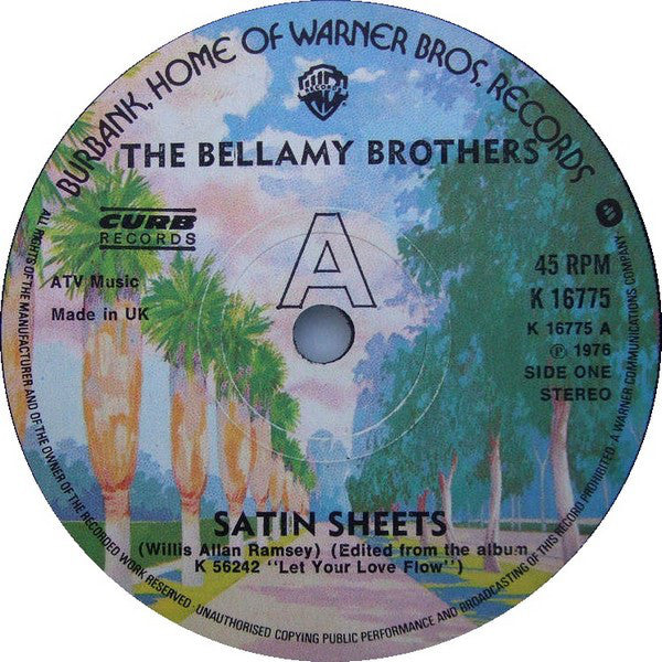 Bellamy Brothers : Satin Sheets (7", Single)