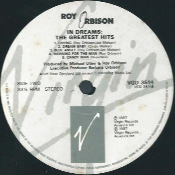 Roy Orbison : In Dreams: The Greatest Hits (2xLP, Album)