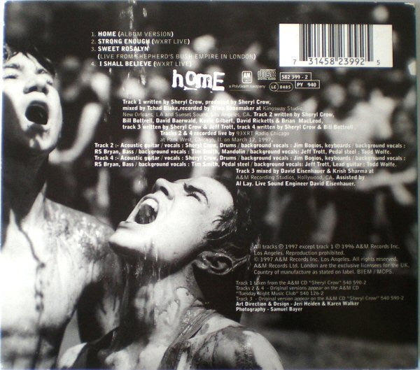 Sheryl Crow : Home (CD, Single, Ltd, Dig)