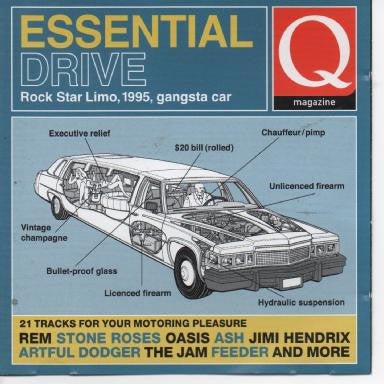 Various : Essential Drive Rock Star Limo, 1995, Gangsta Car (CD, Comp)