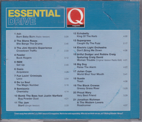 Various : Essential Drive Rock Star Limo, 1995, Gangsta Car (CD, Comp)