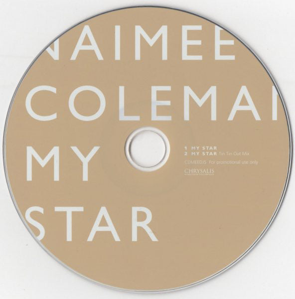 Naimee Coleman : My Star (CD, Single, Promo)