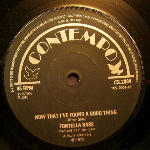 Fontella Bass : Now That I've Found A Good Thing (7")
