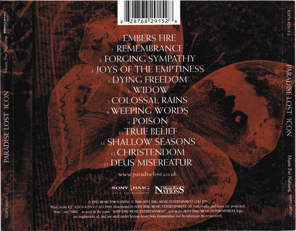 Paradise Lost : Icon (CD, Album, RE)
