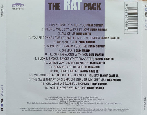 The Rat Pack : The Rat Pack (3xCD, Comp, Box)