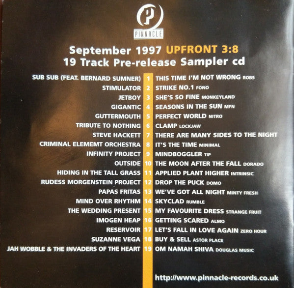 Various : Upfront Pinup 3:8 (CD, Comp, Promo, Smplr)