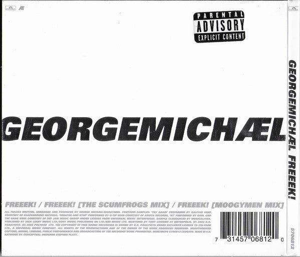 George Michael : Freeek! (CD, Single, CD1)