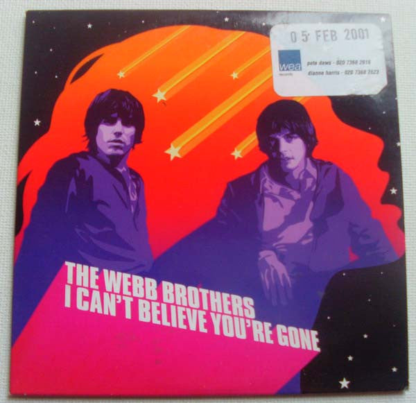 The Webb Brothers : I Can't Believe You're Gone (CD, Single, Promo)