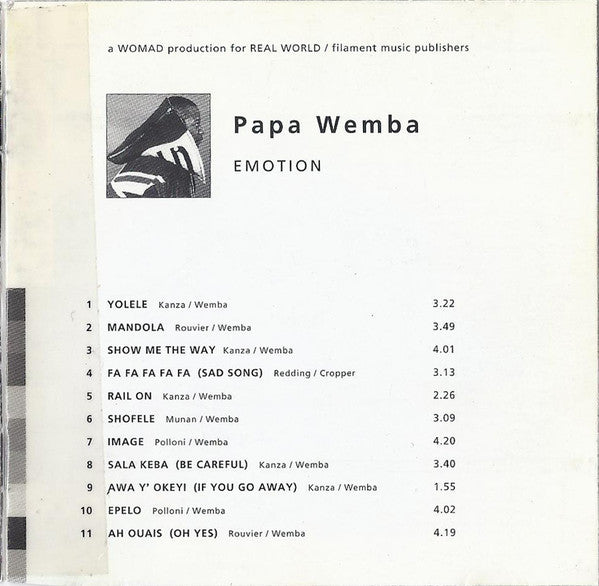 Papa Wemba : Emotion (CD, Album)