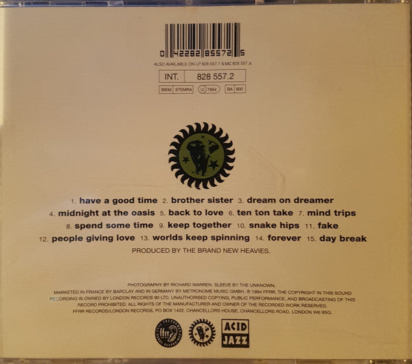 The Brand New Heavies : Brother Sister (CD, Album)