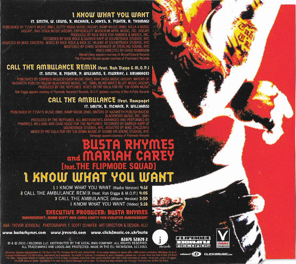 Busta Rhymes & Mariah Carey feat. Flipmode Squad : I Know What You Want (CD, Single, Enh)