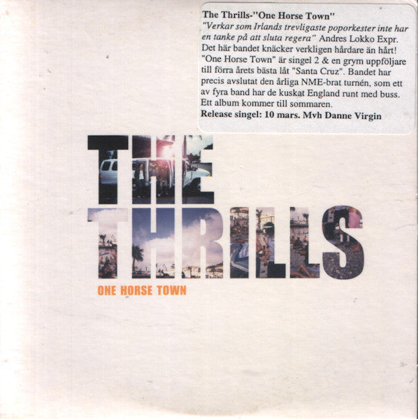 The Thrills : One Horse Town (CD, Single, Promo)
