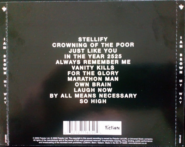 Ian Brown : My Way (CD, Album)