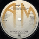 Rita Coolidge : Words (7")